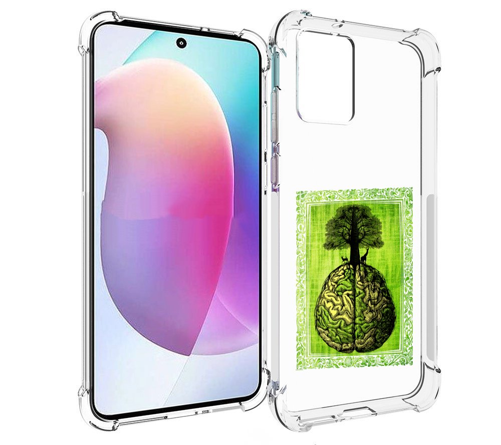

Чехол MyPads абстракция здоровый мозг для Motorola Edge 30 Neo, Прозрачный, Tocco
