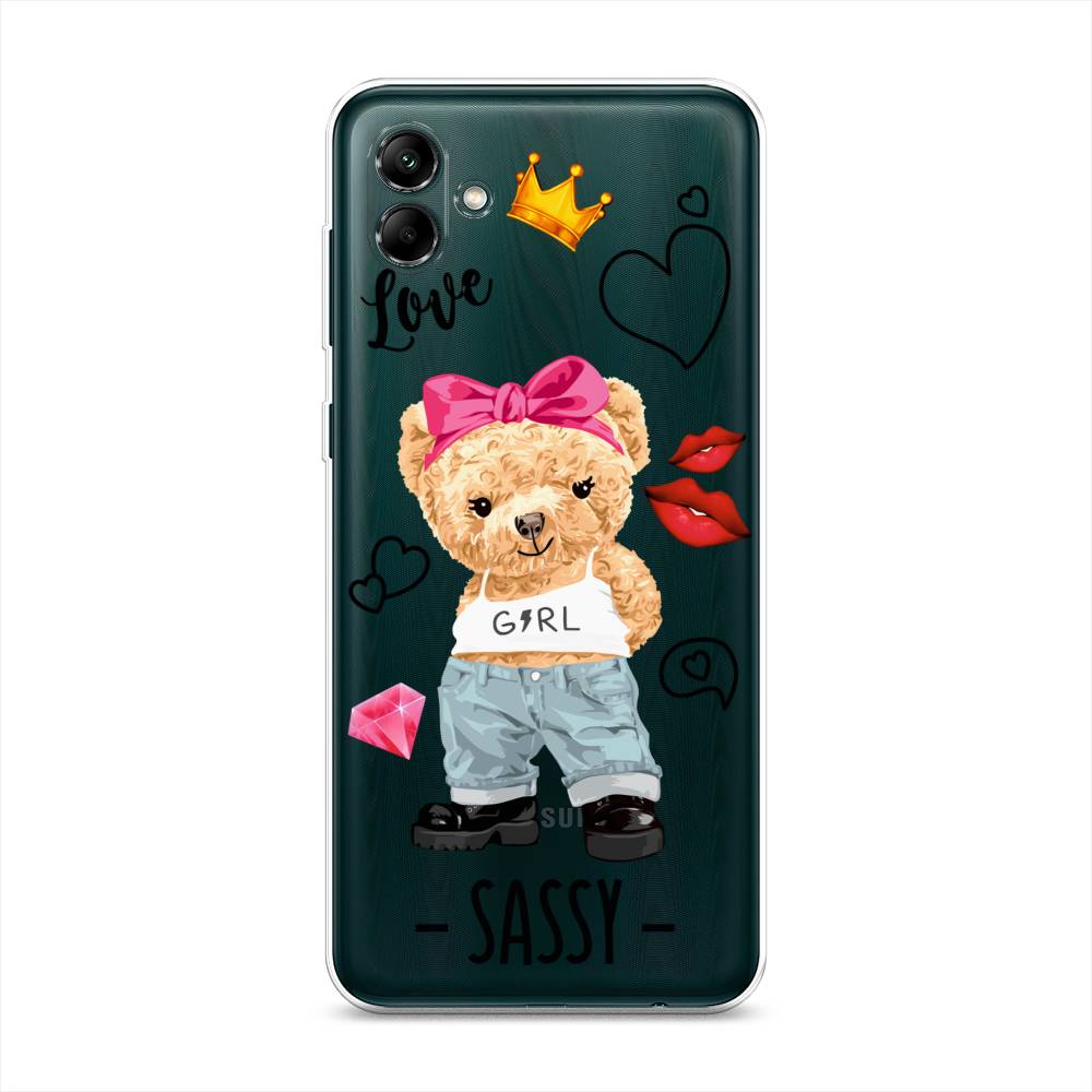 

Чехол на Samsung Galaxy A04 "Sugar Mommy", Голубой;белый;розовый, 2107050-6