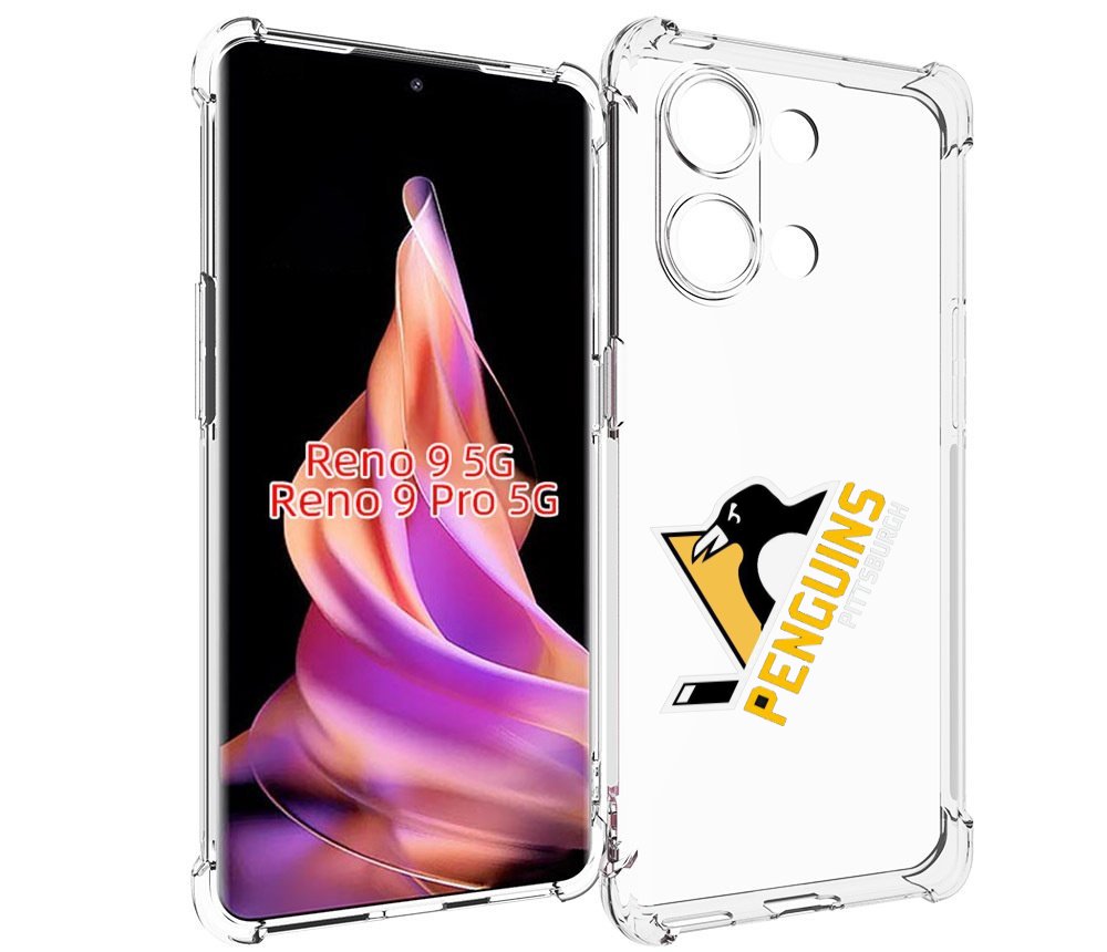 

Чехол MyPads питтсбург пингвинс для Oppo Reno 9/Reno 9 Pro, Прозрачный, Tocco