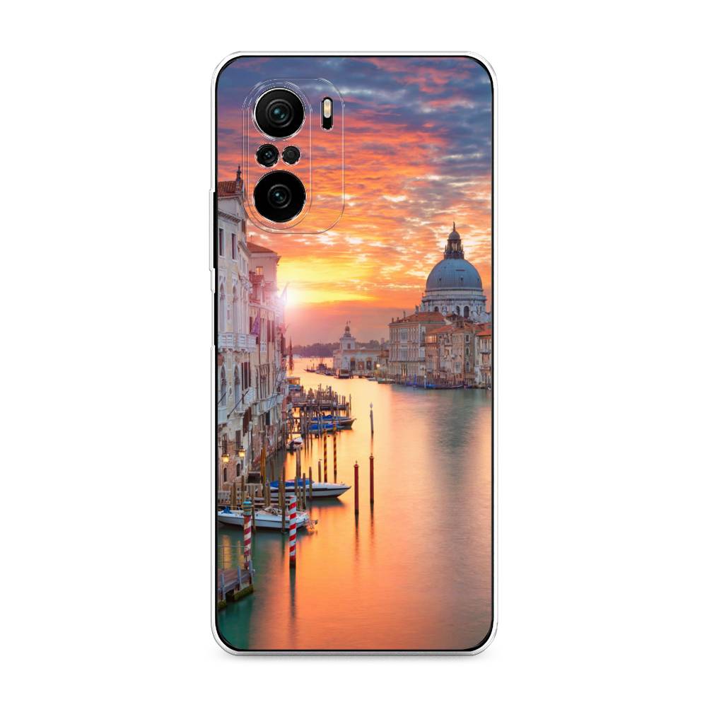 

Чехол на Xiaomi Poco F3 "Восход 11", Розовый;оранжевый, 312650-2