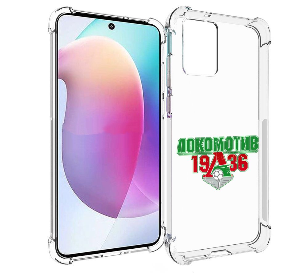 

Чехол MyPads ФК локомотив 1936 для Motorola Edge 30 Neo, Прозрачный, Tocco