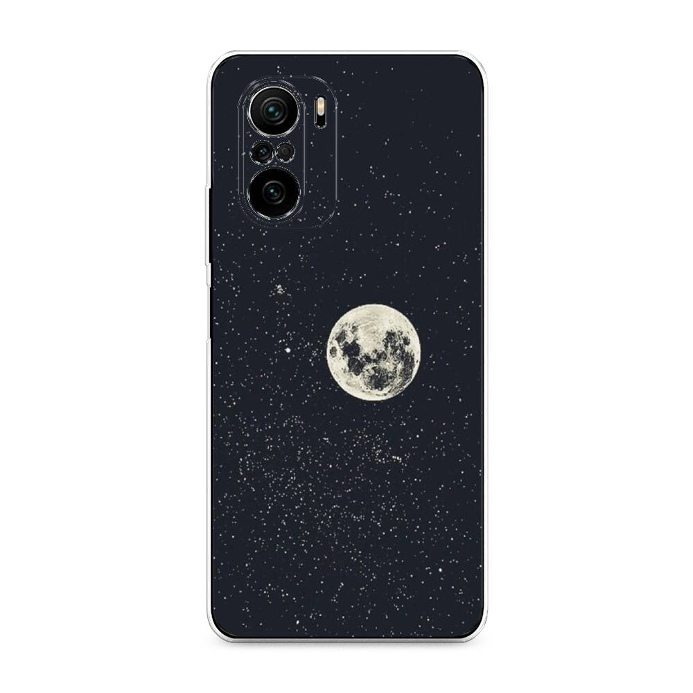 

Чехол на Xiaomi Poco F3 "Полнолуние", Красный, 312650-2