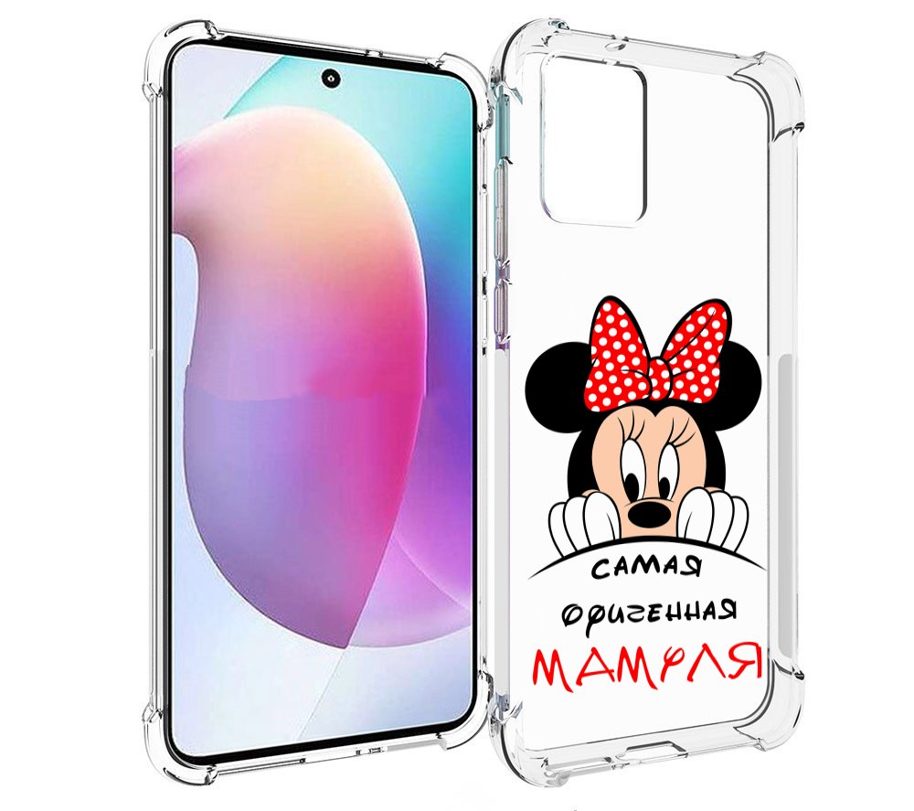 

Чехол MyPads Самая лучшая мамуля Мини Маус для Motorola Edge 30 Neo, Прозрачный, Tocco