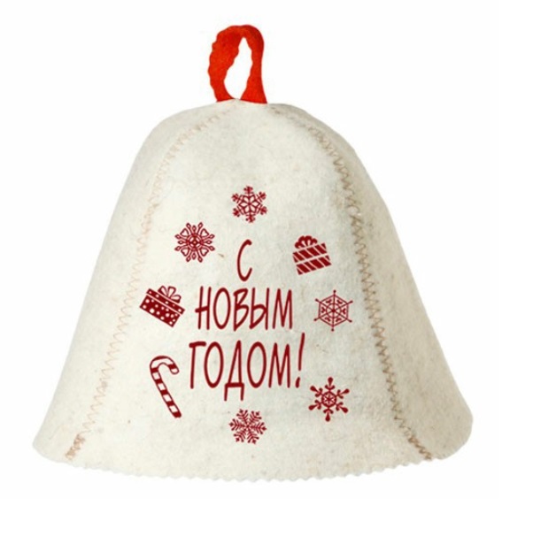 

Шапка для бани Ruшеr С Новым Годом! Снежинки