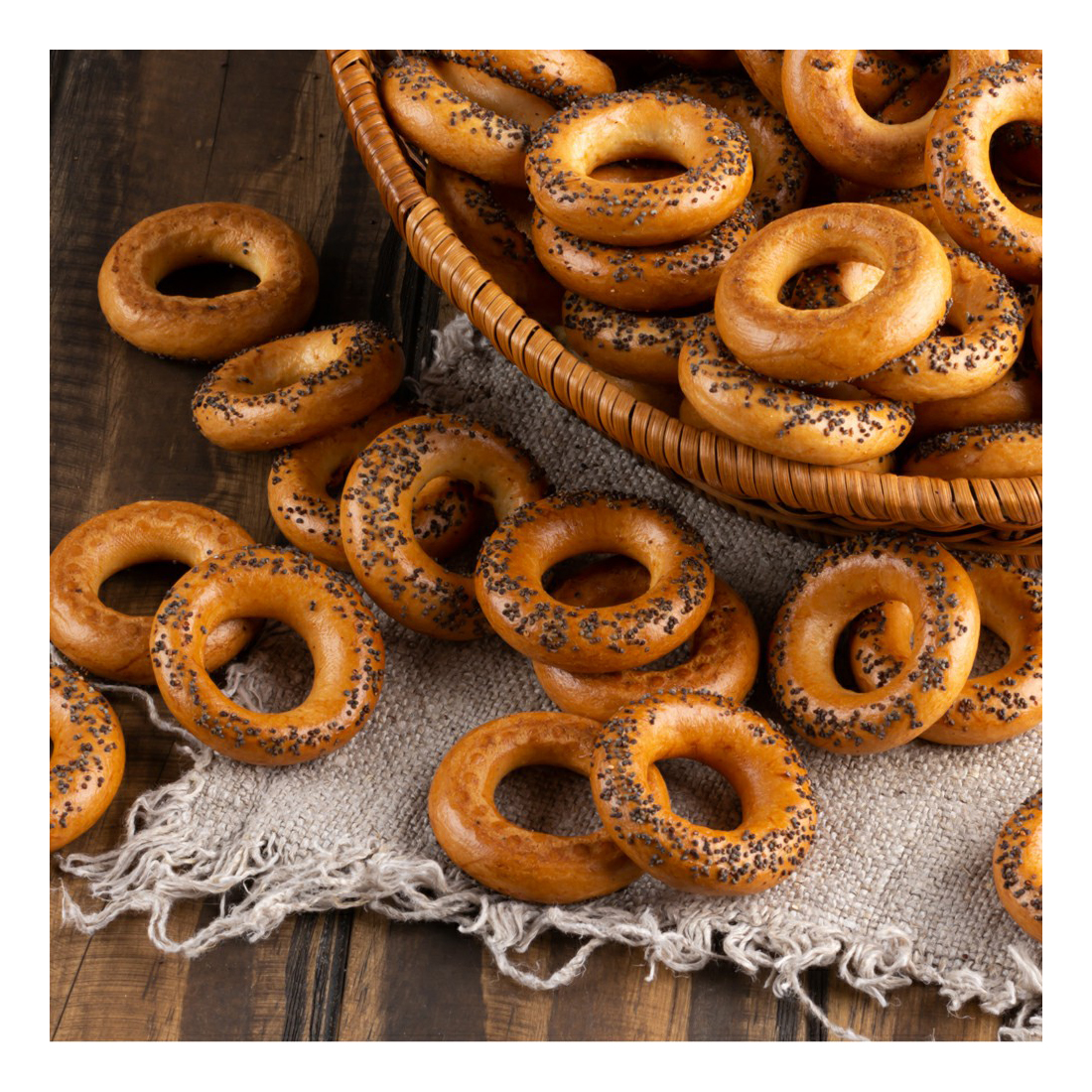 Сушки МясновЪ ПЕКАРНЯ с маком 300 г