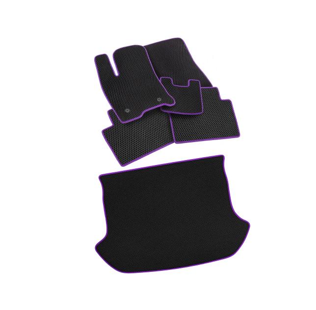 

EVA коврики для Mitsubishi Outlander XL 2005-2013 с сабом AM31011R фиолетовый, Outlander