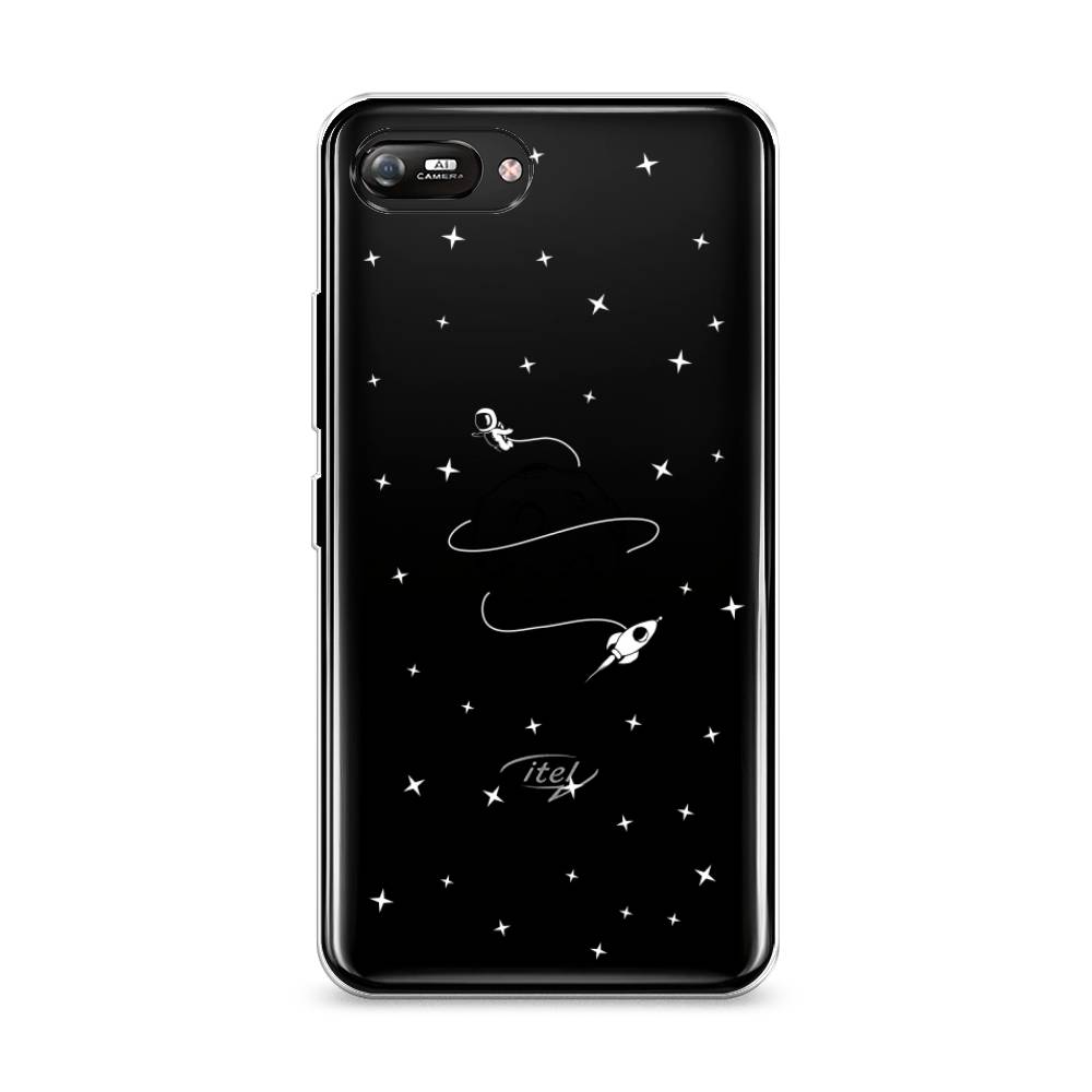 

Чехол на Itel A25 "Полет вокруг луны", Белый;серый;черный, 3200950-2
