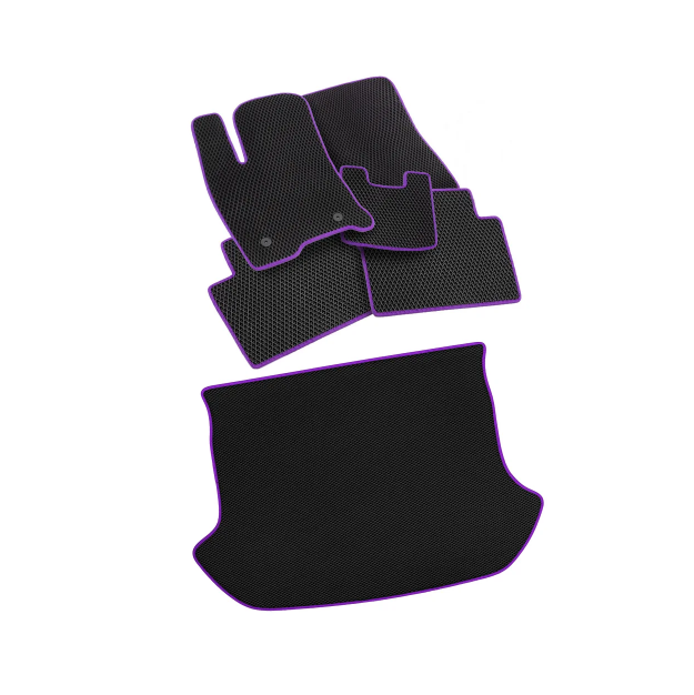 

EVA коврики для Mitsubishi Outlander I 2002-2005 ViceCar AM31013R фиолетовый, Outlander