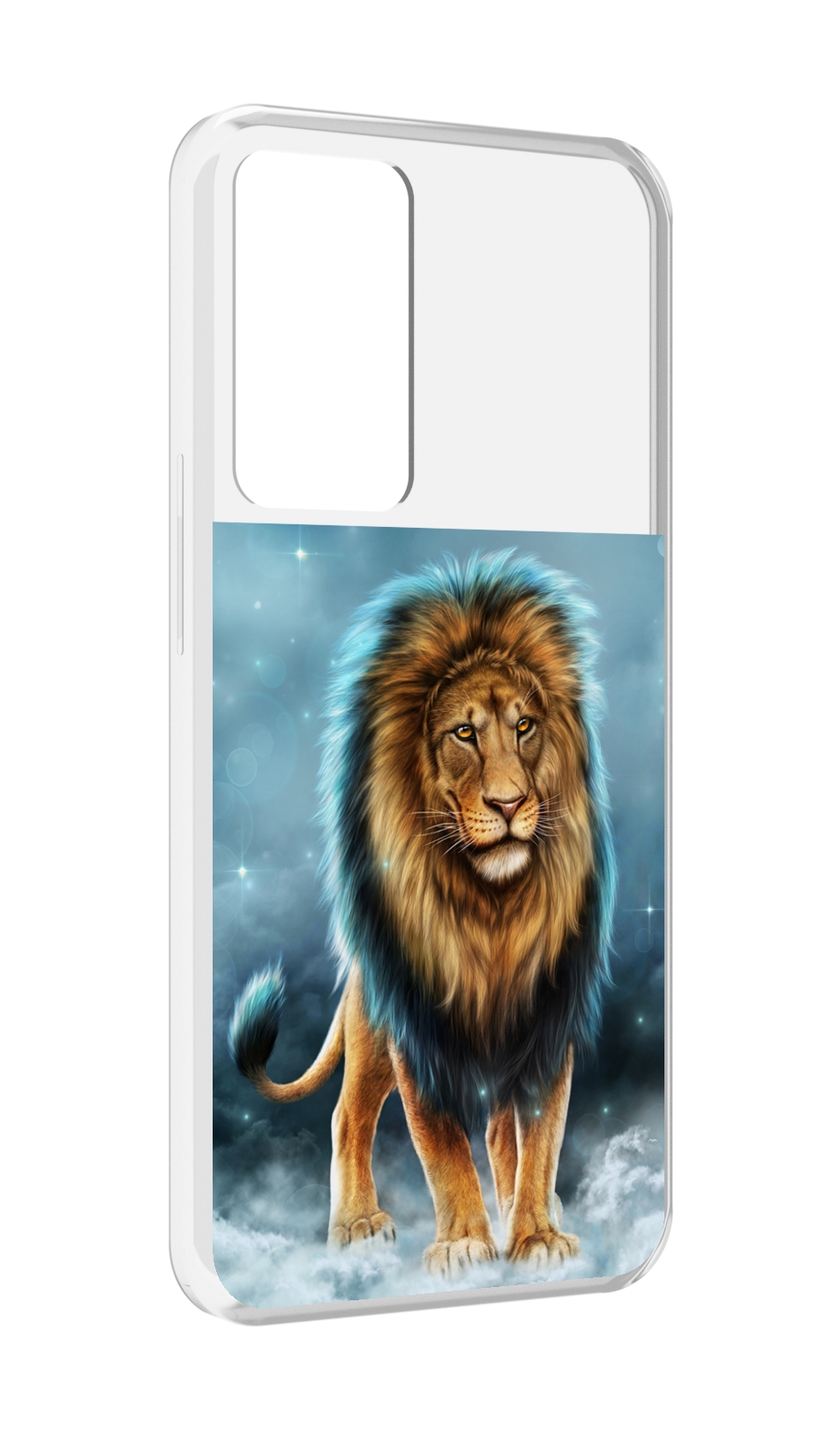 

Чехол MyPads Лев-в-тумане для OPPO Reno 8 Lite, Прозрачный, Tocco