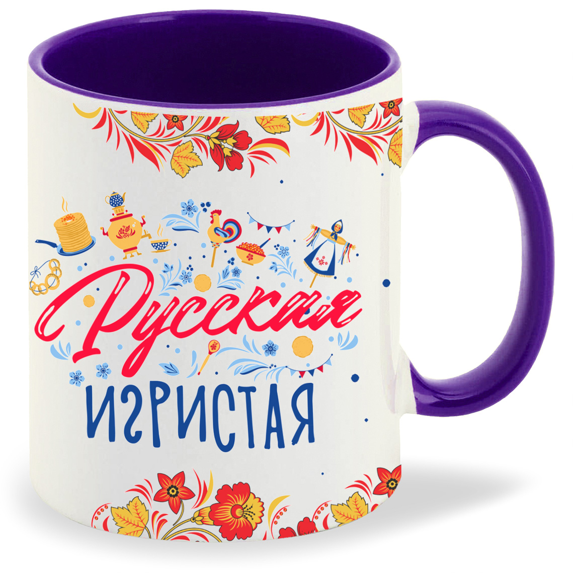 

Кружка CoolPodarok Прикол Русская игристая