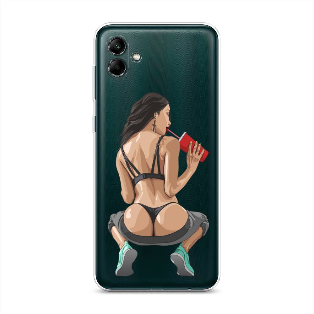 

Чехол на Samsung Galaxy A04 "Сочные булочки", Бежевый;красный;черный, 2107050-6