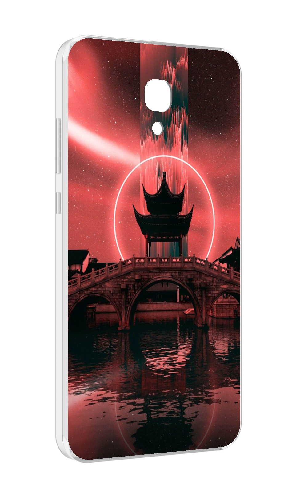 

Чехол MyPads японский мост красный фон для Meizu M6 (M711Q), Прозрачный, Tocco