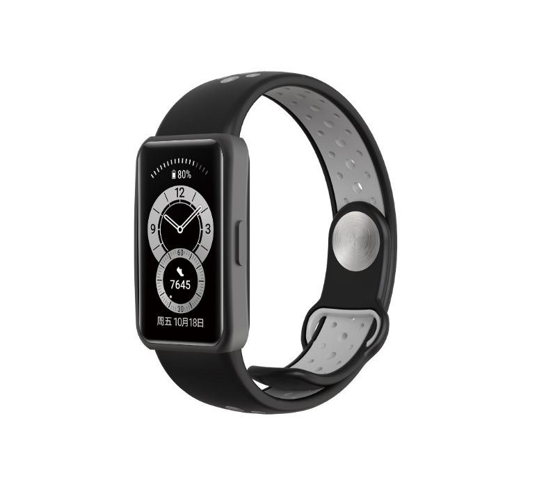 

Cменный ремешок MyPads для HONOR Band 6 черно-белый, Черный, HONOR Band 6