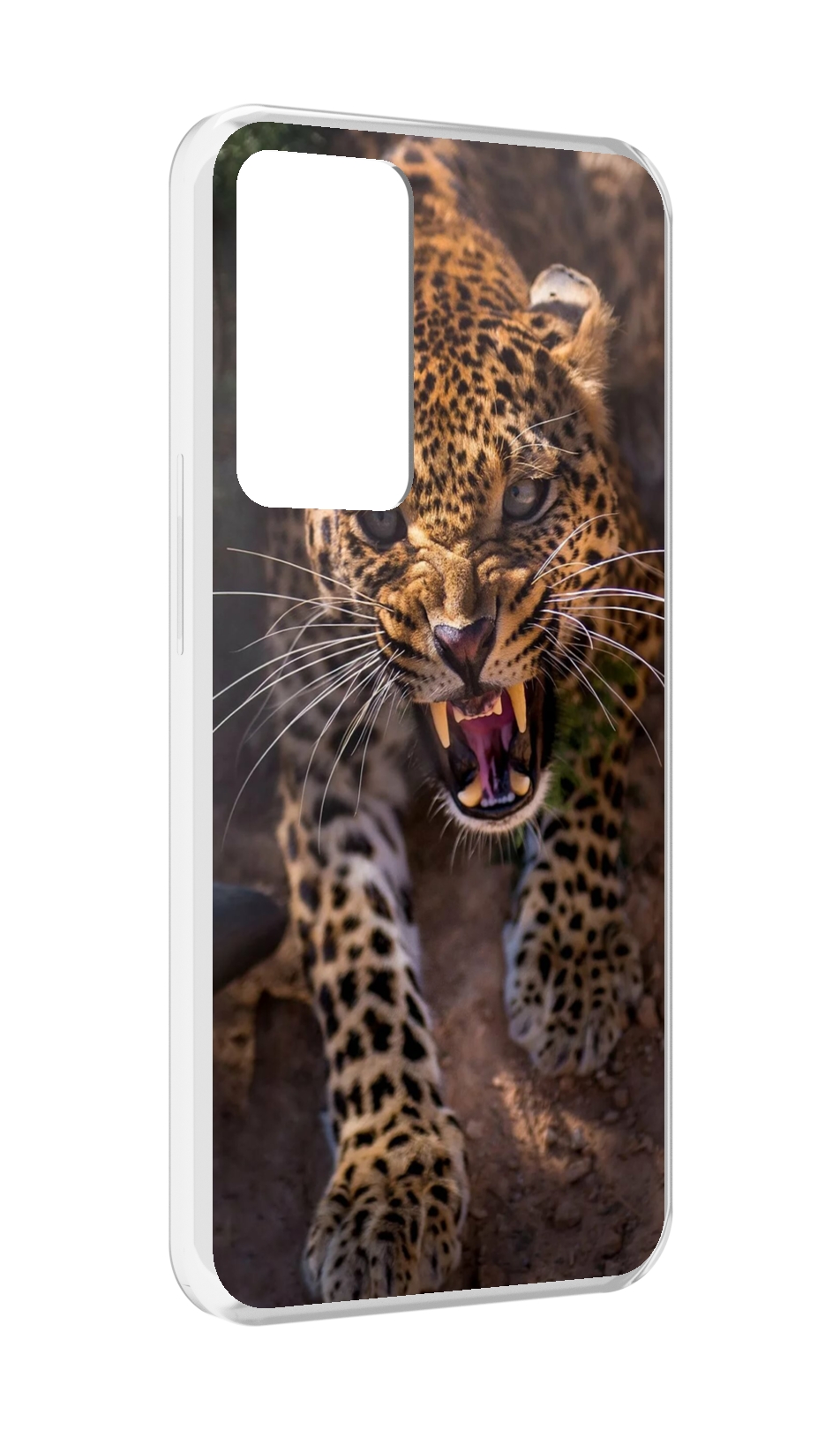 

Чехол MyPads Злой-гепард для OPPO Reno 8 Lite, Прозрачный, Tocco