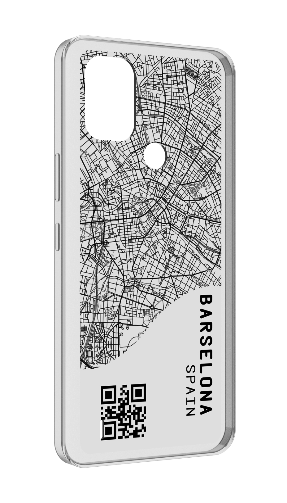 

Чехол MyPads схема-барселона для Nokia C31, Прозрачный, Tocco