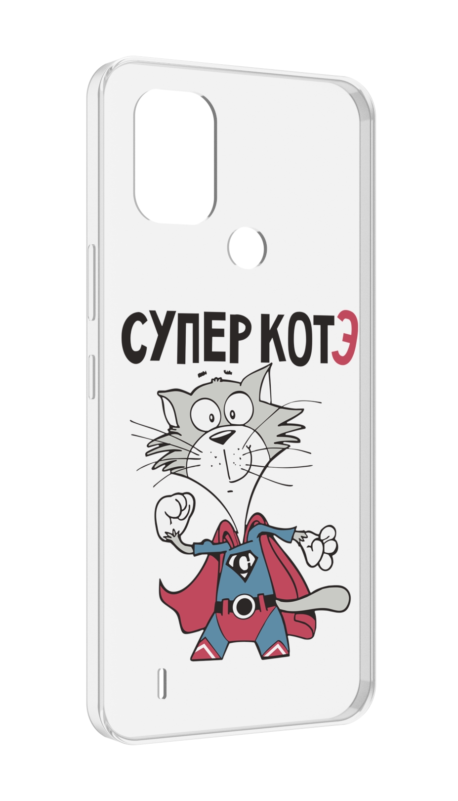 

Чехол MyPads супер-котэ для Nokia C31, Прозрачный, Tocco