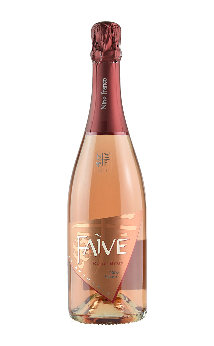 

Игристое вино брют розовое Nino Franco Faive Rose Brut 2019, Италия, 0.75 л