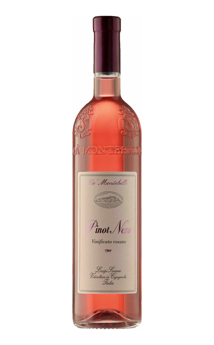 

Игристое вино сухое розовое Ca' Montebello Pinot Nero Rosato 2018, Италия, 0.75 л