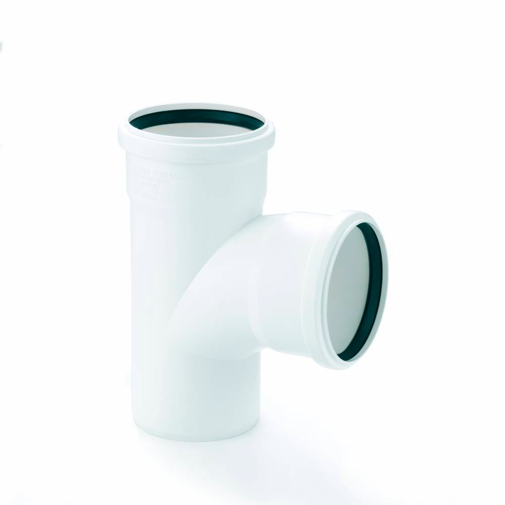 

REHAU Тройник Rehau 110/110/87 max flow (гидравлический оптимизированный радиус изгиба), Белый