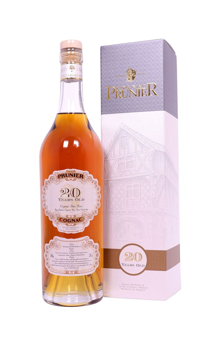 

Коньяк Prunier 20 Years Old Fins Bois, 0.7 л