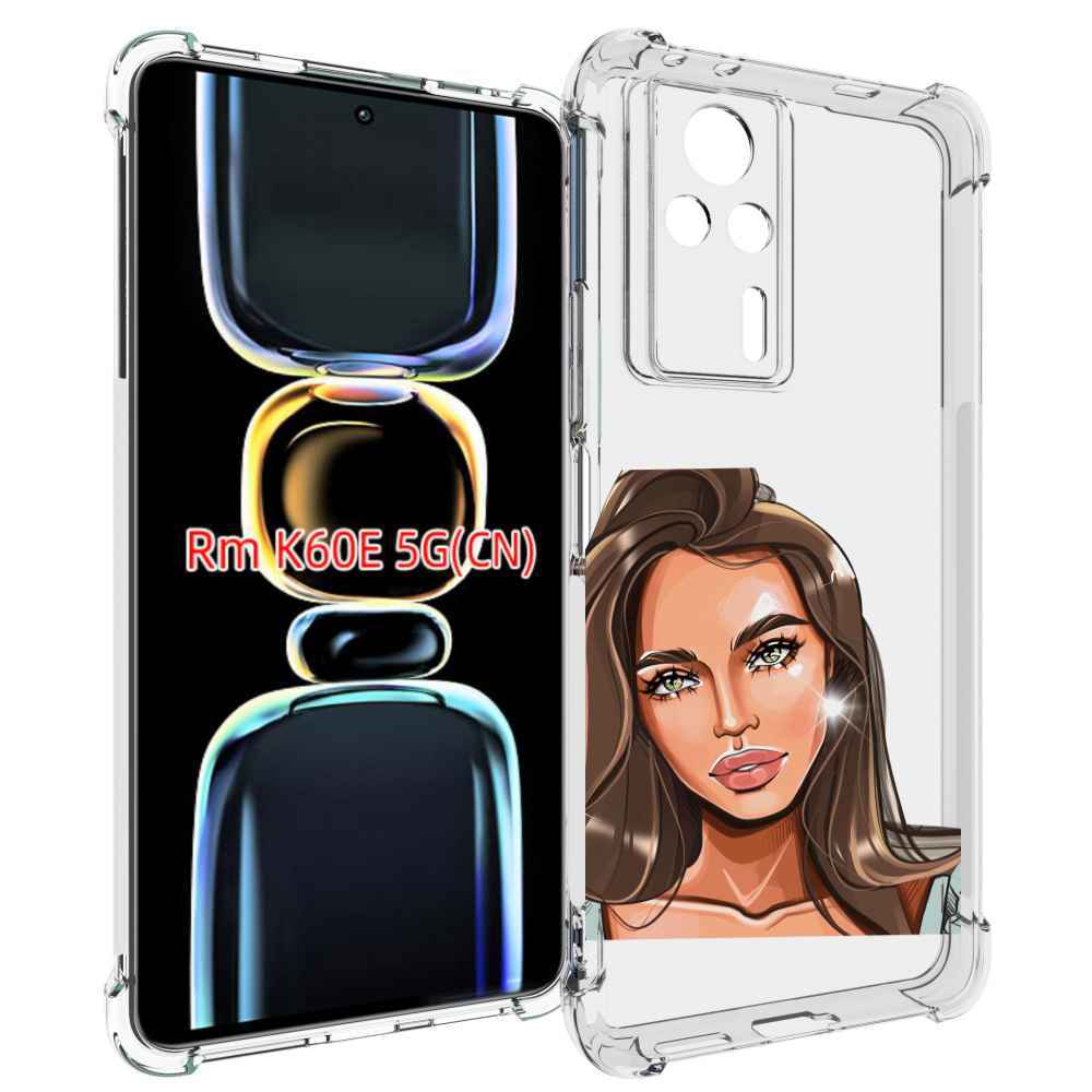 

Чехол MyPads Девушка-с-зелеными-глазами для Xiaomi Redmi K60E, Tocco