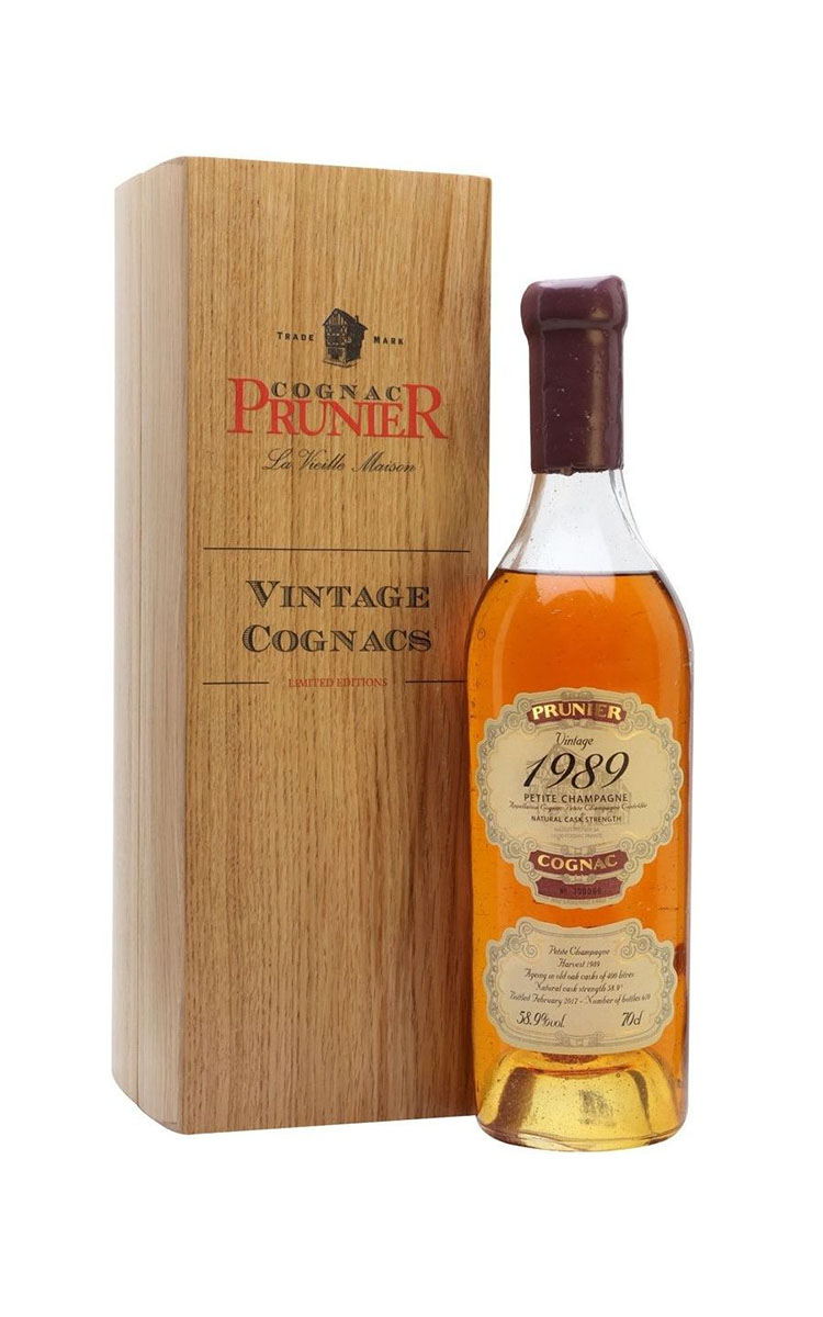 

Коньяк Prunier Petite Champagne 1989, 0.7 л