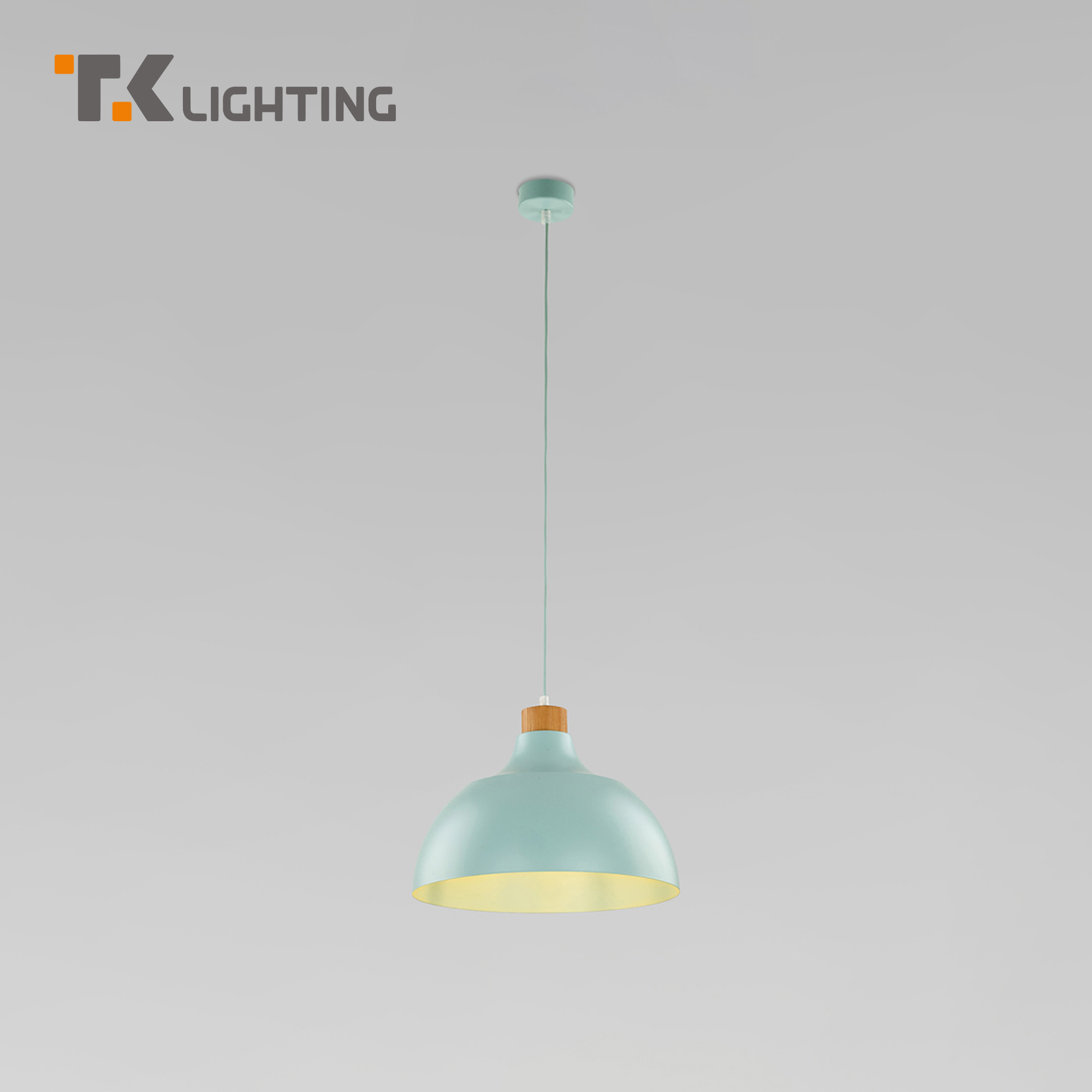 

Подвесной светильник с металлическим плафоном TK Lighting Cap 5901 Е27 голубой, Cap