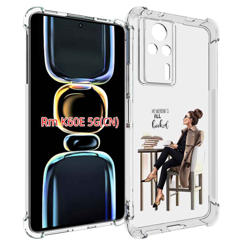 

Чехол MyPads Девушка-в-кофейне для Xiaomi Redmi K60E, Tocco