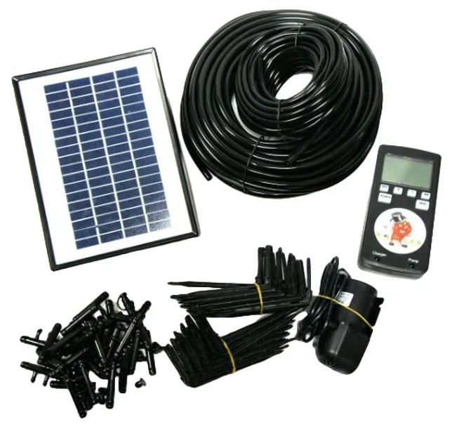 Система автоматического полива Синьор Помидор с солнечной батареей