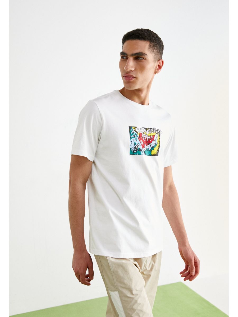 

Футболка мужская Converse CO422O0DC белая 2XL, Белый, CO422O0DC