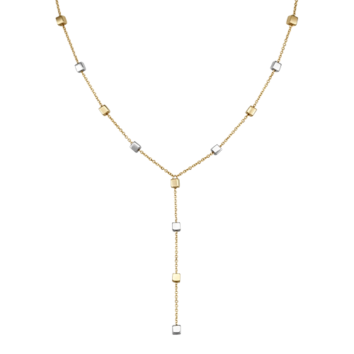 

Колье-галстук из комбинированного золота 50 см PLATINA jewelry 07-0223-00-000-1121-64, 07-0223-00-000-1121-64
