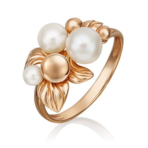 

Кольцо из золота р. , PLATINA jewelry 01-5428-00-301-1110-31, жемчуг культивированный, 01-5428-00-301-1110-31