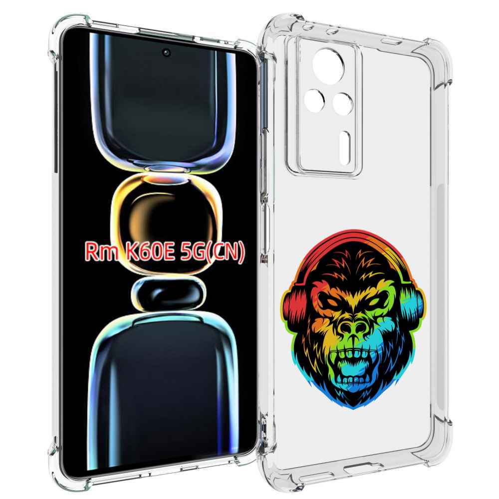 

Чехол MyPads Горилла-в-наушниках для Xiaomi Redmi K60E, Tocco
