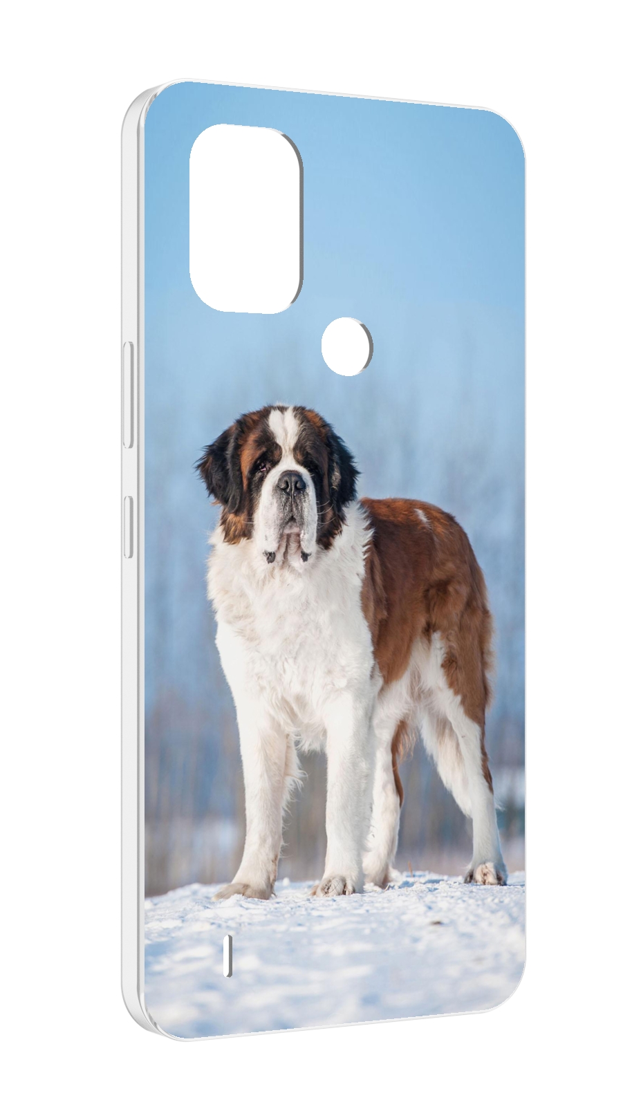

Чехол MyPads сенбернар для Nokia C31, Прозрачный, Tocco