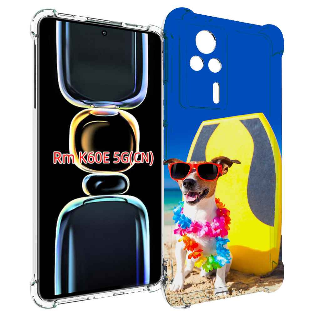 

Чехол MyPads Гавайская-собака для Xiaomi Redmi K60E, Tocco