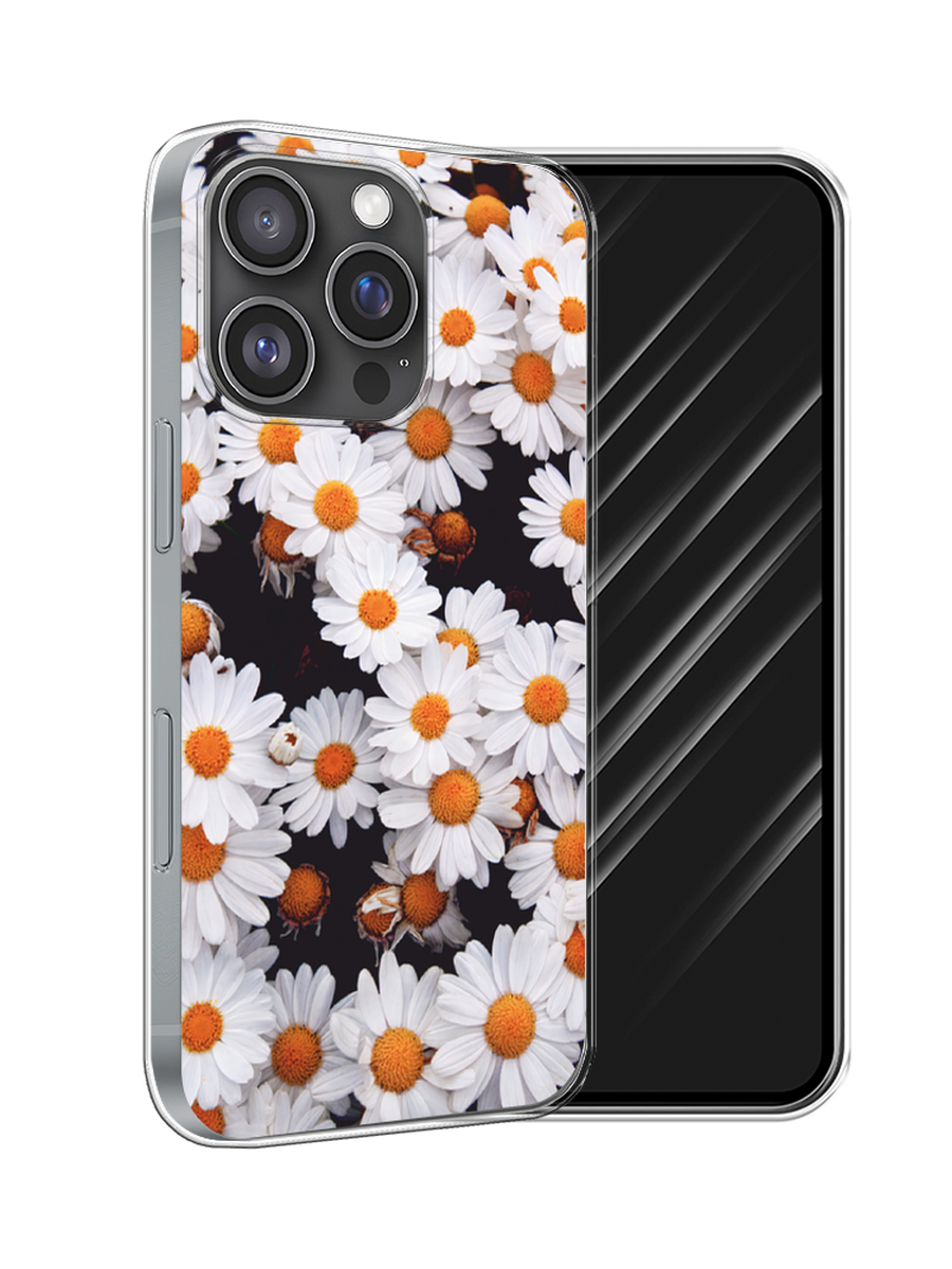 

Чехол Awog на Apple iPhone 16 Pro "Ромашковое поле", Белый, 16250-1