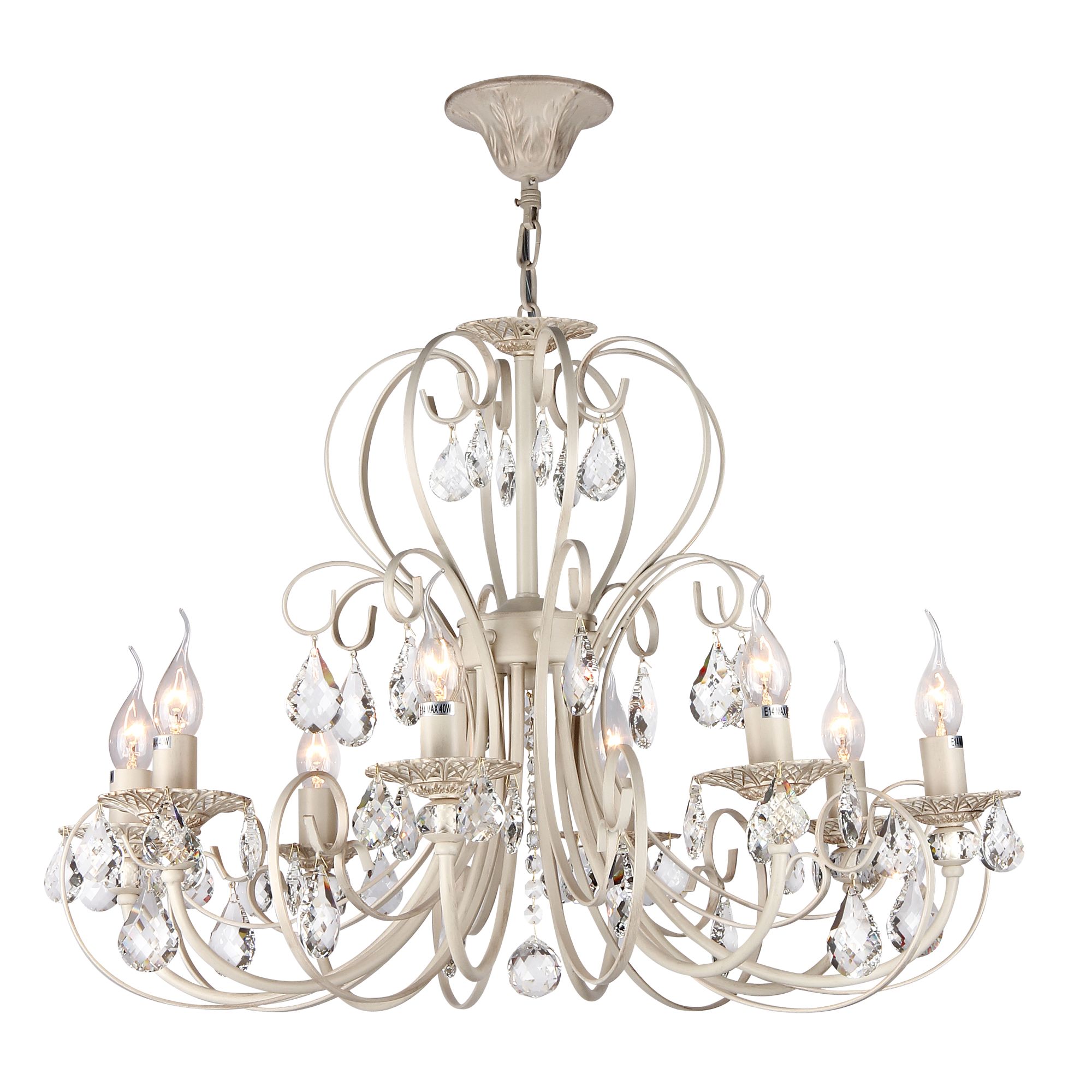 

Люстра Maytoni Princess ARM270-08-R бежевый