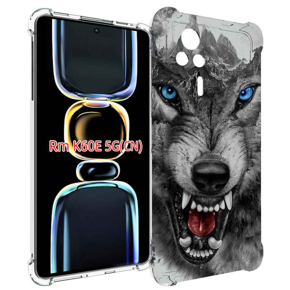 

Чехол MyPads Волк-частица мужской для Xiaomi Redmi K60E, Tocco