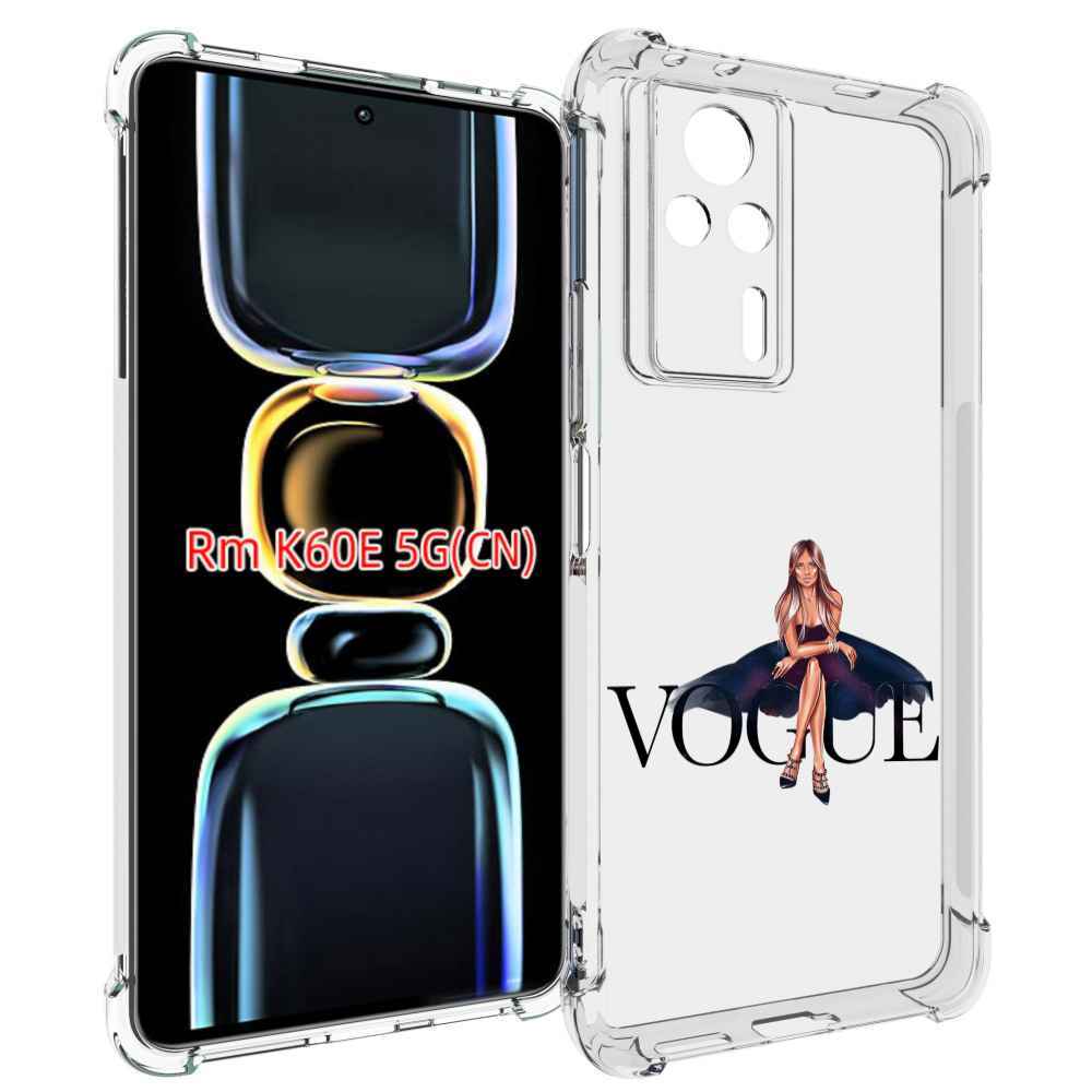

Чехол MyPads Вог-девушка женский для Xiaomi Redmi K60E, Tocco