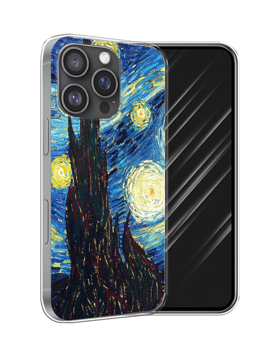 

Чехол Awog на Apple iPhone 16 Pro "Ван Гог Звездная ночь", Желтый, 16250-1