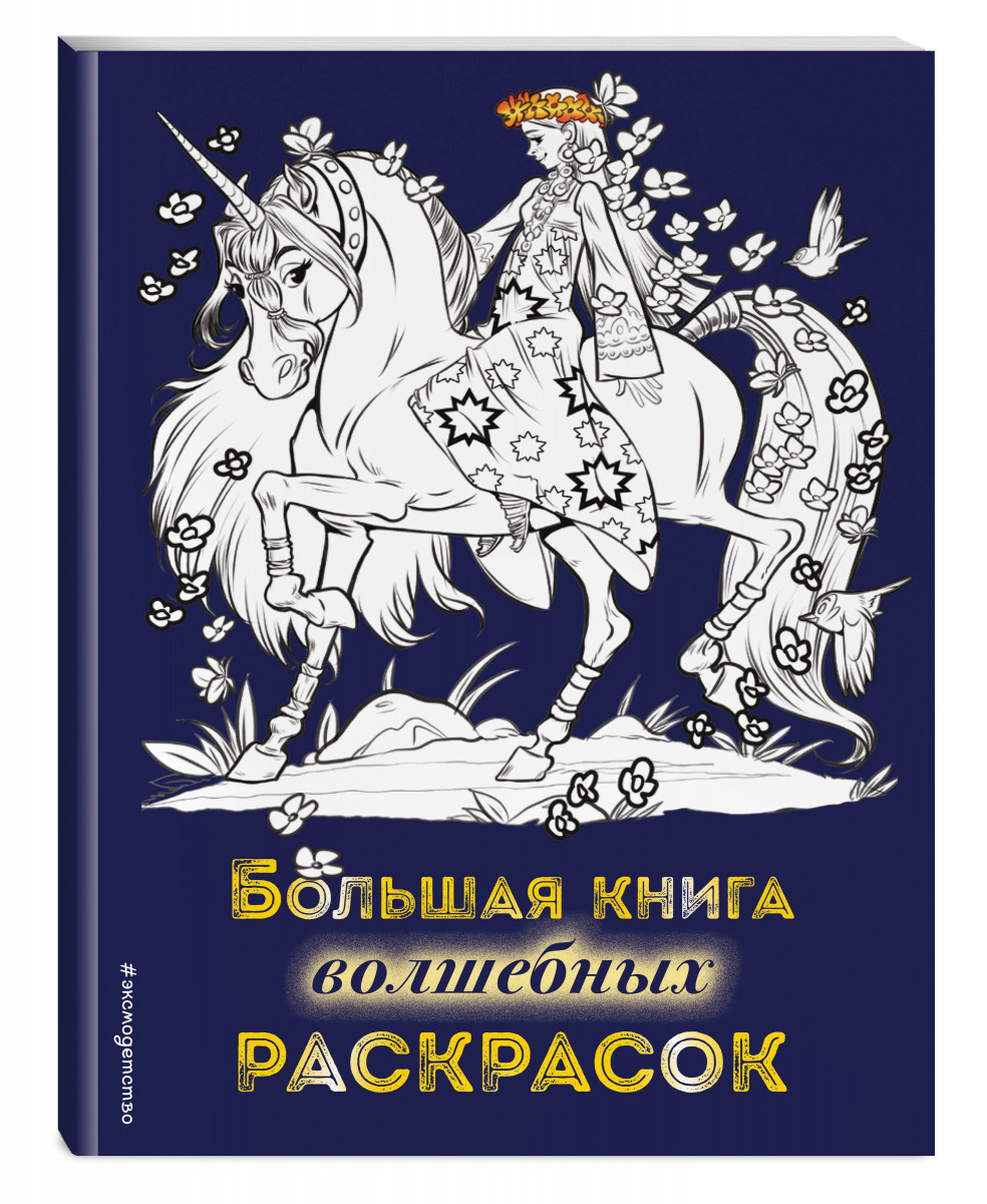 

Книга Большая книга волшебных раскрасок