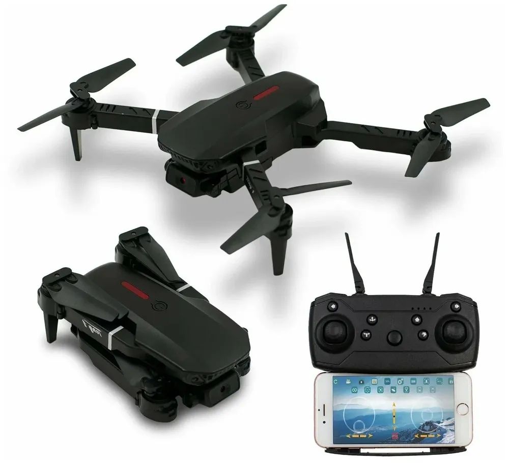 Квадрокоптер с камерой детский радиоуправляемый дрон квадрокоптер gd s31 с двойной камерой с wi fi 3 акб