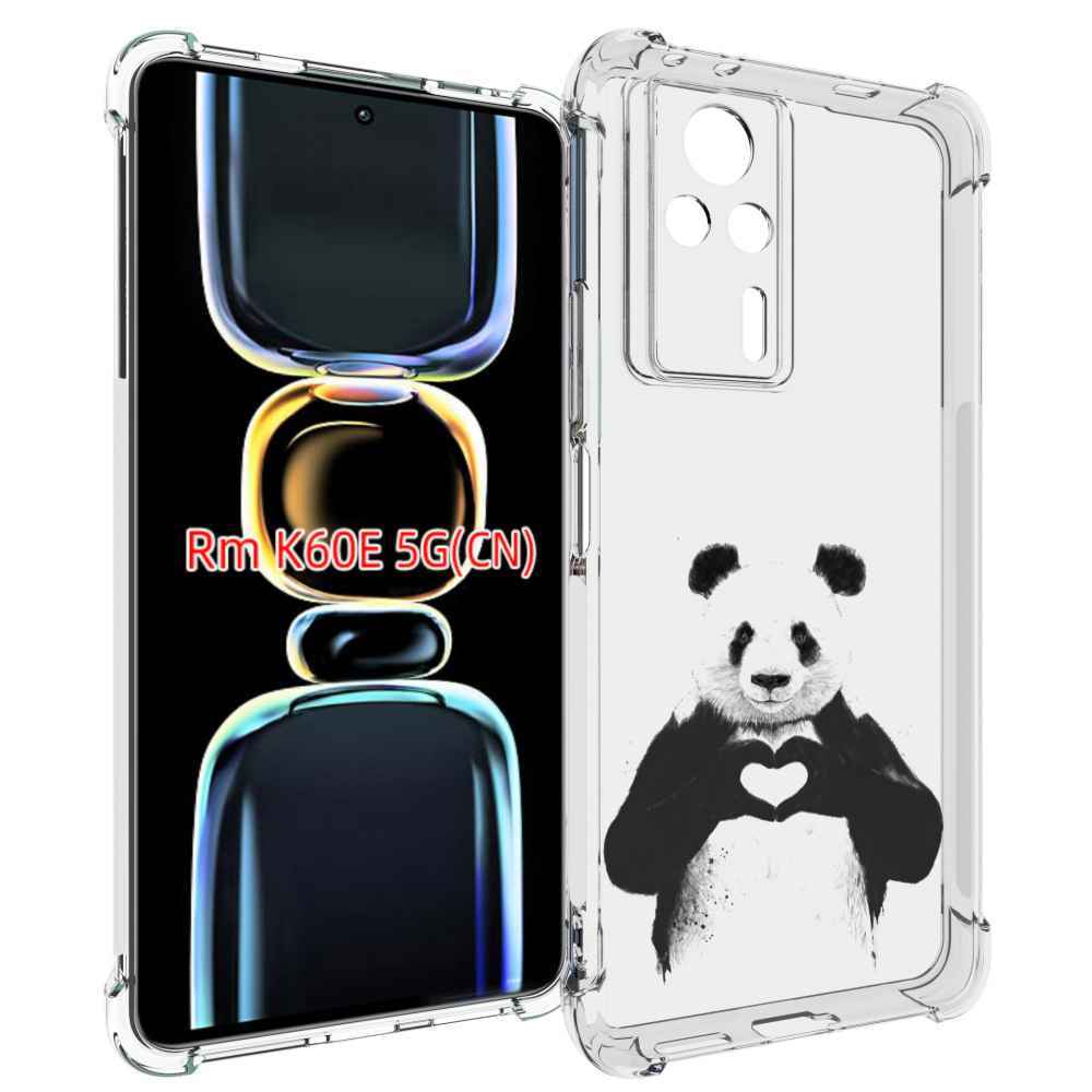 

Чехол MyPads Влюбленная панда для Xiaomi Redmi K60E, Tocco