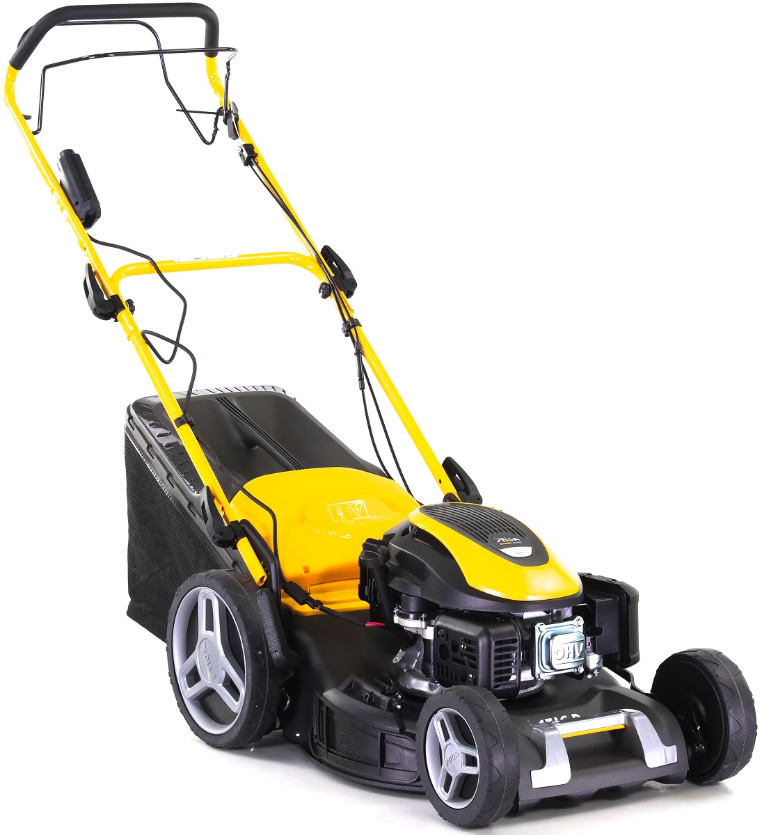 

Stiga Газонокосилка бензиновая Stiga Combi 48 SEQ, Газонокосилка бензиновая Stiga Combi 48 SEQ (SVK, 46 см., Stiga, ST 170 LS ES OHV, 166 куб.см., сталь, 60 л., 4 в 1, 31 кг.)