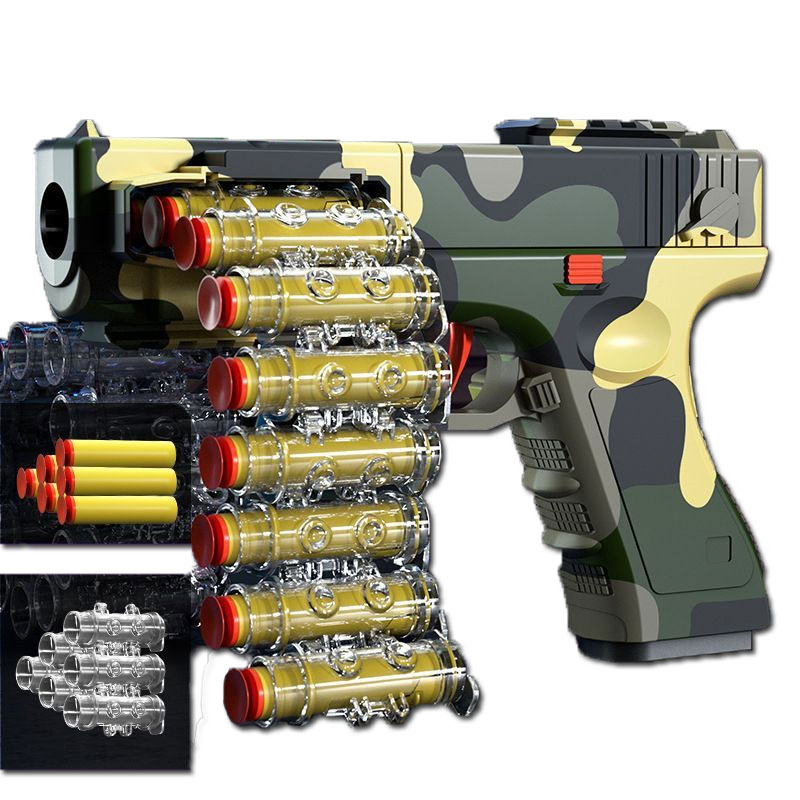 Пистолет игрушечный NERF Toy Gun Glock стреляющий пулями 1700₽