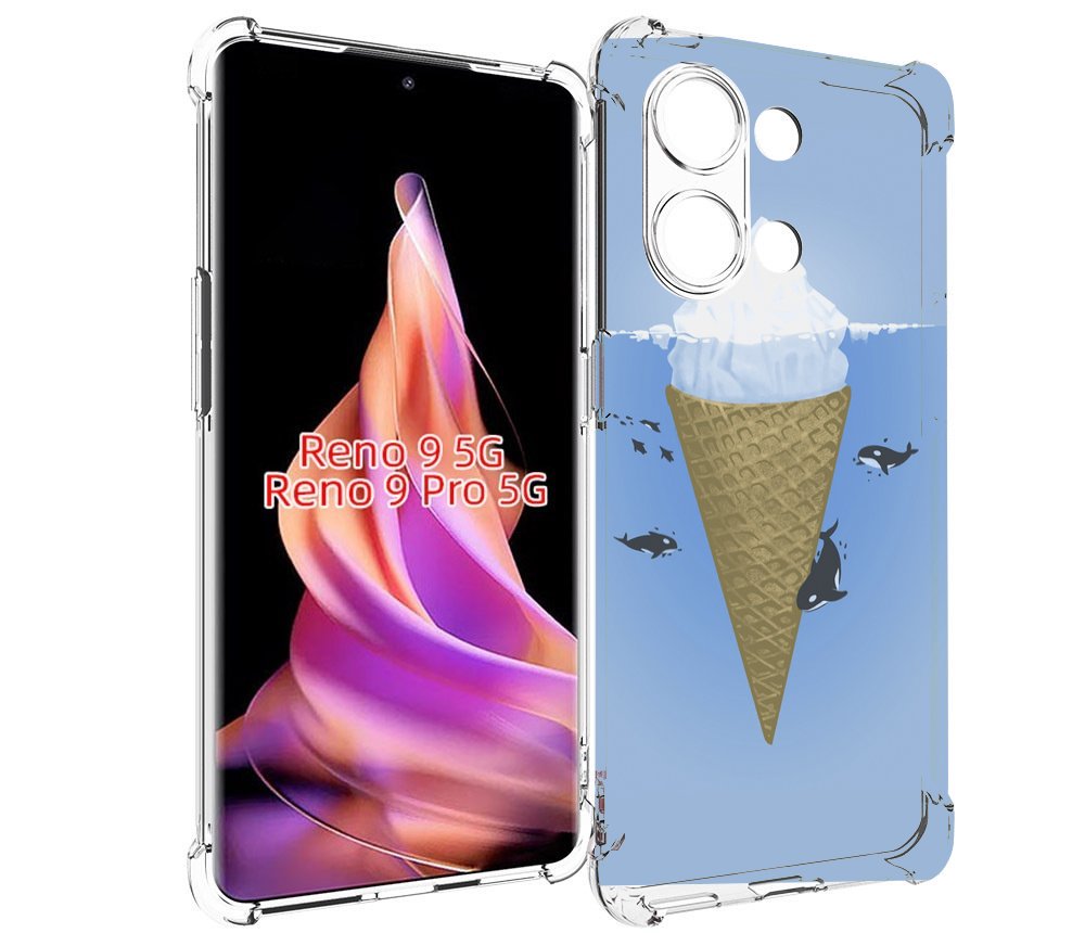 

Чехол MyPads мороженное-у-косаток для Oppo Reno 9/Reno 9 Pro, Прозрачный, Tocco