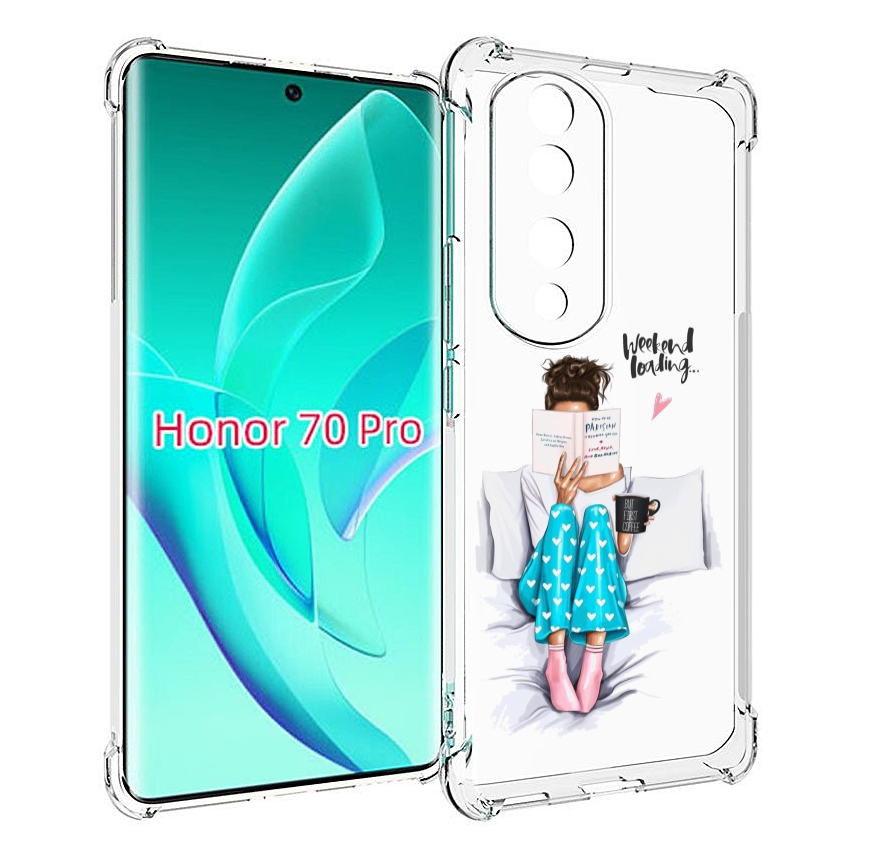 

Чехол MyPads Weekend-loading для Honor 70 Pro / 70 Pro Plus, Прозрачный, Tocco
