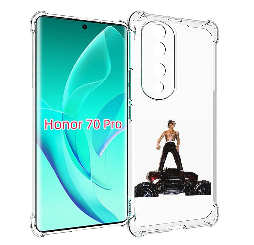 

Чехол MyPads Travis Scott - Rodeo для Honor 70 Pro / 70 Pro Plus, Прозрачный, Tocco