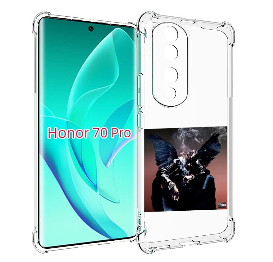 

Чехол MyPads Travis Scott - Birds In The Trap Sing McKnight для Honor 70 Pro / 70 Pro Plus, Прозрачный, Tocco