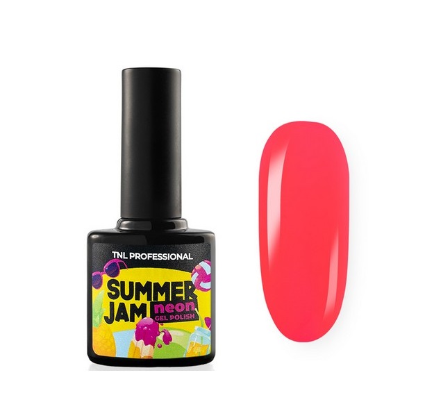 

Гель-лак TNL Professional Neon Summer Jam №11 неоновый ярко-коралловый, 10 мл